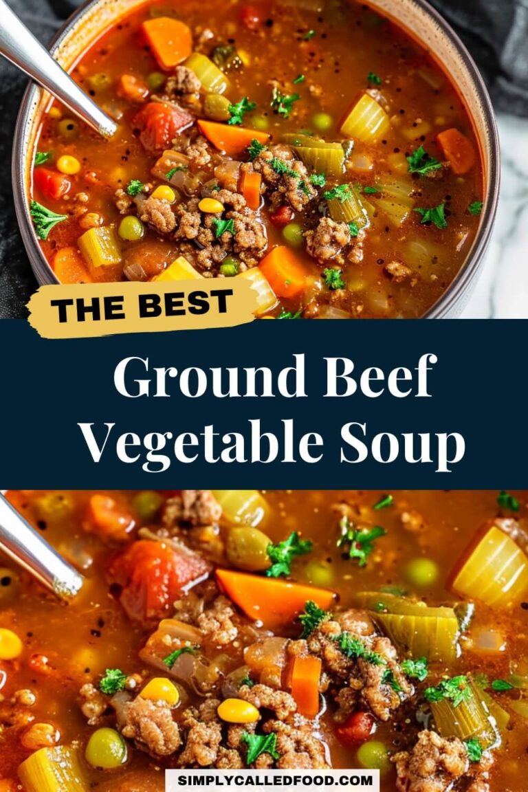 Ground Beef Vegetable Soup Recipe