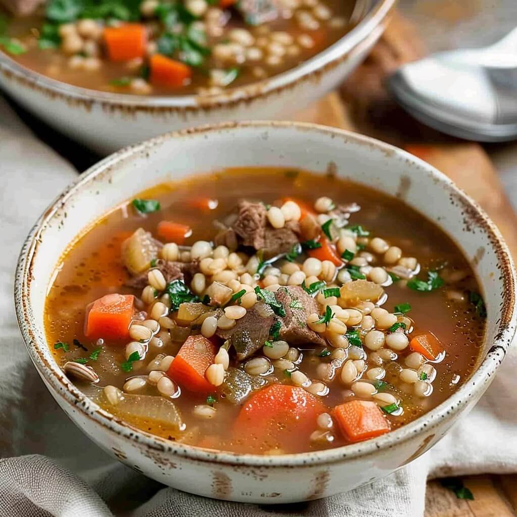 Beef Barley Soup Recipe
