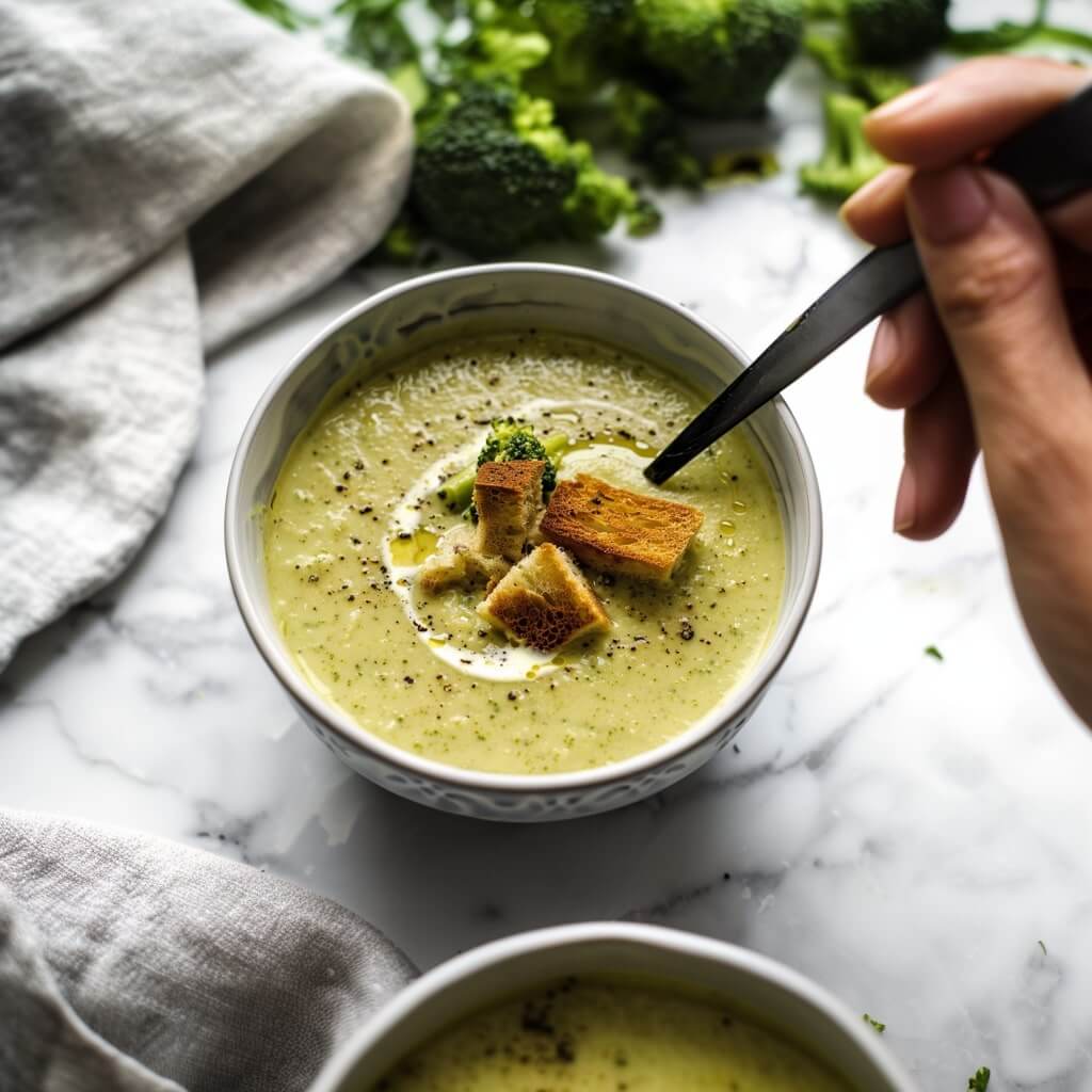 Cream of broccoli soup near me